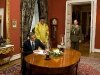 President Barack Obama and First Lady Michelle Obama sign the guest book at the Slottet Royal Palace of Norway in Oslo, Dec. 10, 2009. (Official White House Photo by Pete Souza)