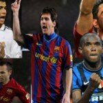 Messi, Ronaldo, Xavi, Iniesta et Samuel Eto'o les cinq meilleurs joueurs de la saison 2009 de football